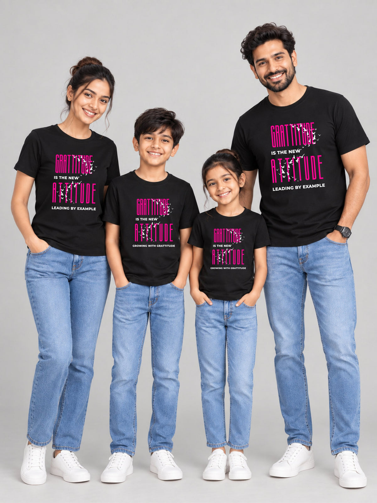 Gratitude Family Matching T Shirts - product image 1
