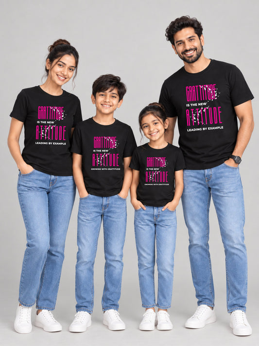 Gratitude Family Matching T Shirts - product image 1