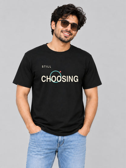 Still Chosen Couple T Shirts - man black front product