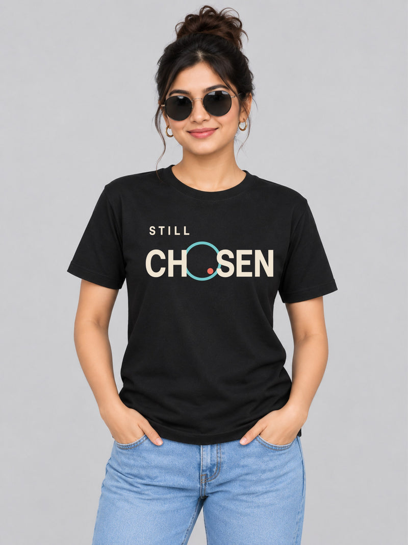Still Chosen Couple T Shirts - woman black front product